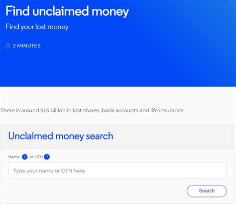 Find unclaimed money with ASIC's MoneySmart .